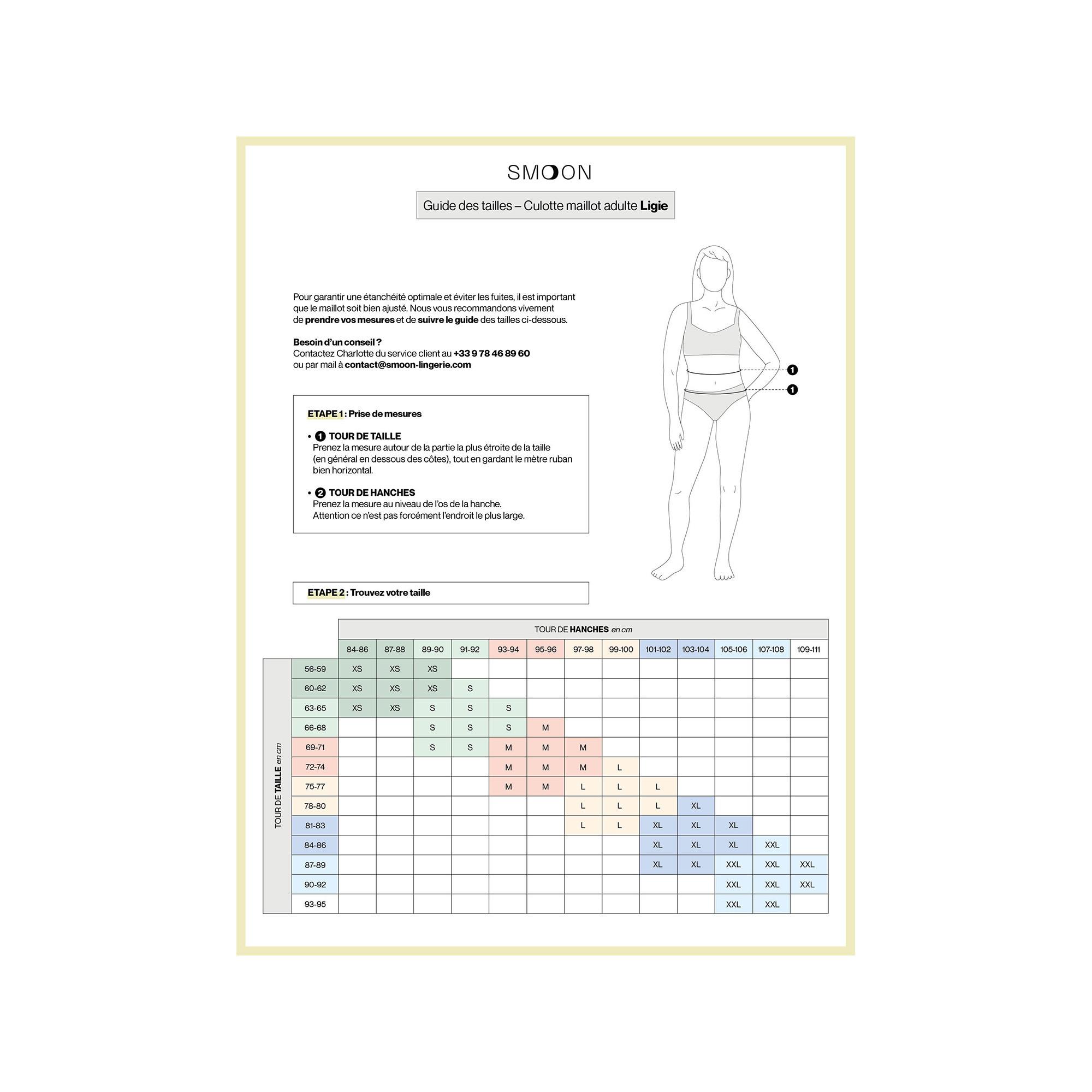 Smoon Ligie Knotted Slip de Bain Menstruel  