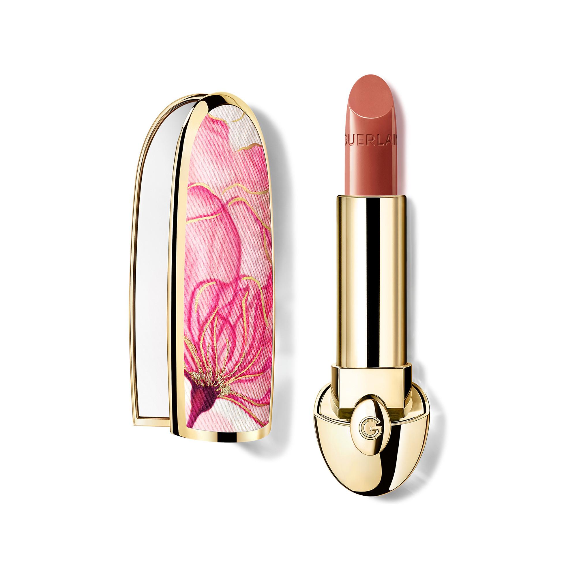 Guerlain  Rouge G, The Customizable Ultra-Care Lipstick The Cherry Petal Double Mirror Case Limited Edition 