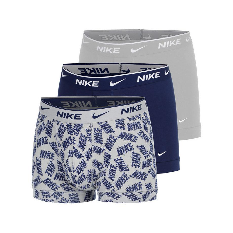 NIKE Everyday Trunk Pack Trio Trunk, Cotone 