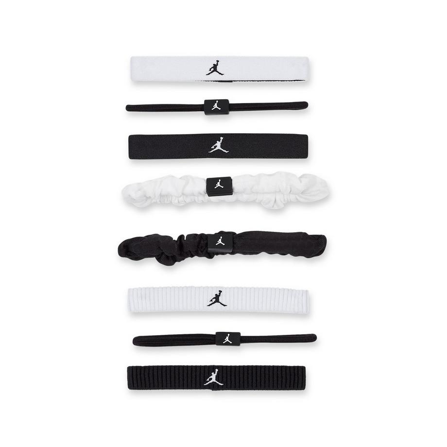 NIKE JORDAN ELASTIC SPORT MIXED WIDTH HAIR TIES 8 PK Bandeau pour les cheveux 