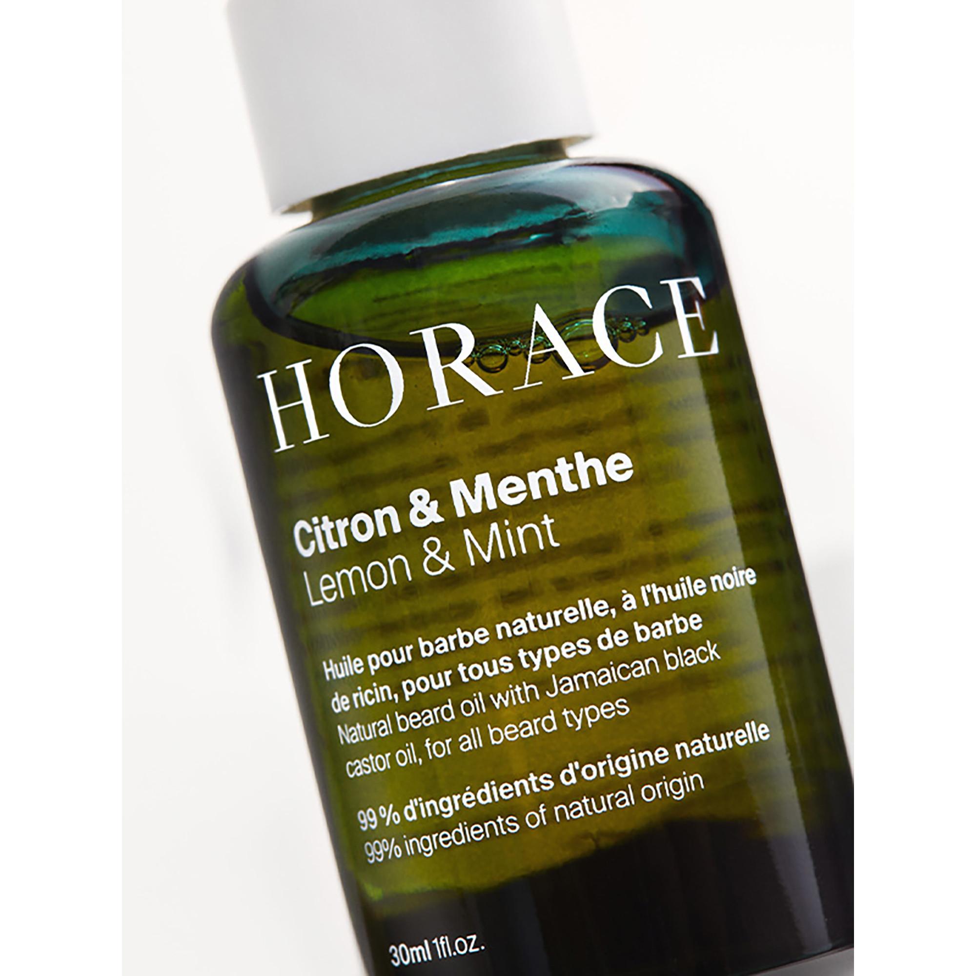 HORACE  Huile pour Barbe Citron & Menthe 