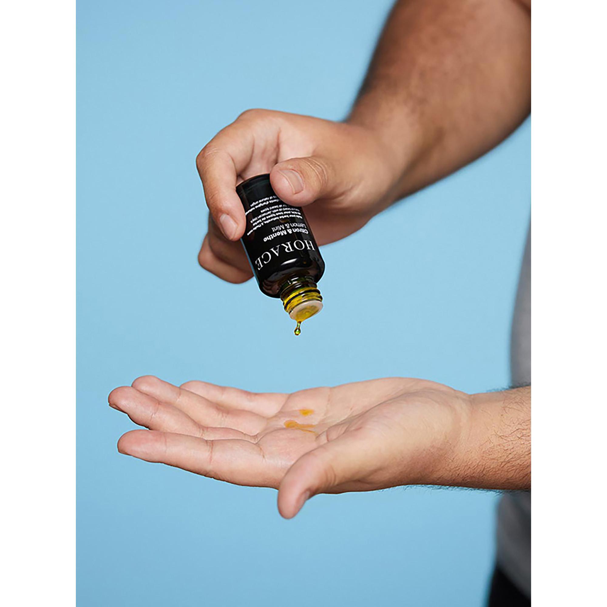 HORACE  Huile pour Barbe Citron & Menthe 