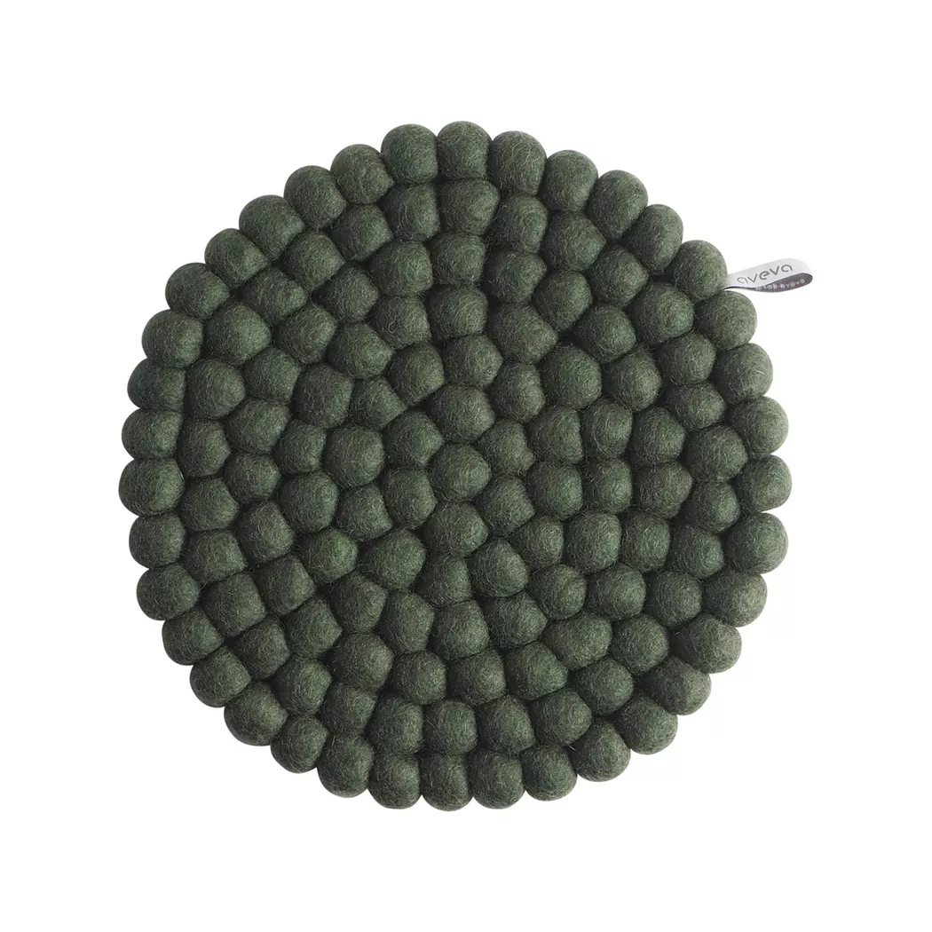 Aveva Design - Pfannenuntersetzer, 25cm, Dunkelgrün