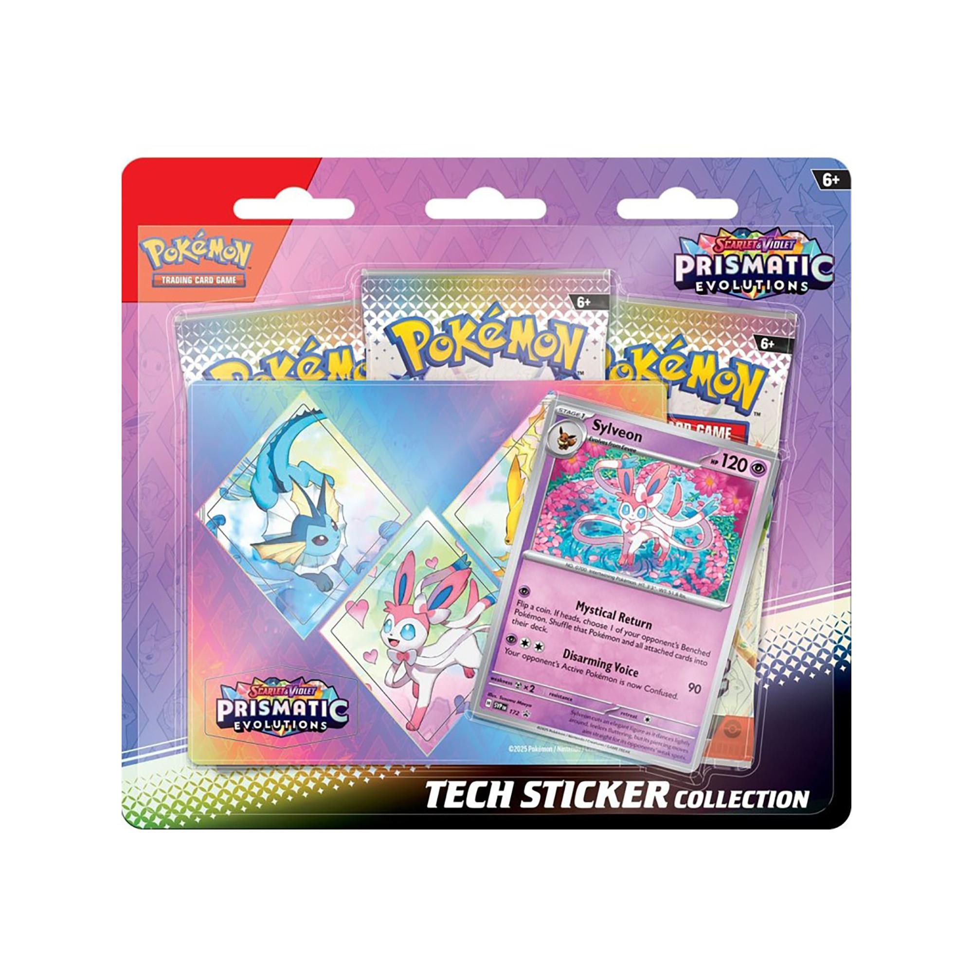 Pokémon  SV08.5 Tech Sticker Collection, Zufallsauswahl 