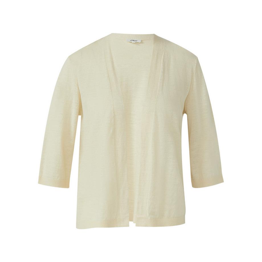 Veste longue en tricot, manches longues