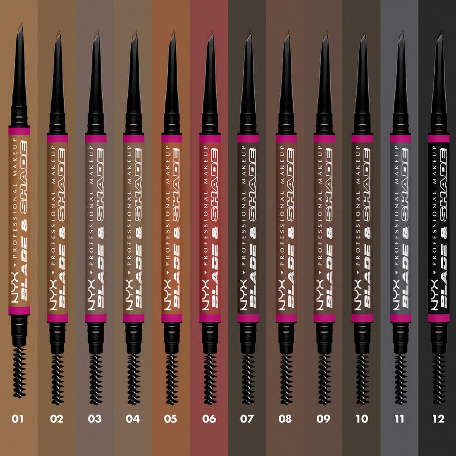 NYX-PROFESSIONAL-MAKEUP  Blade & Shade Nano Augenbrauenstift 