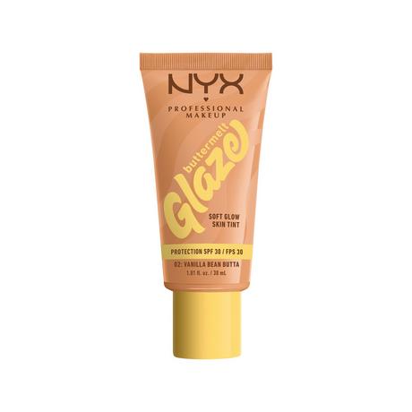 NYX-PROFESSIONAL-MAKEUP  Buttermelt Glaze Foundation LSF 30 