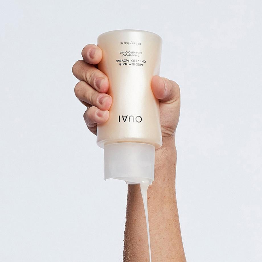 OUAI HAIRCARE Medium Hair Shampoo per capelli normali, Formato da viaggio 
