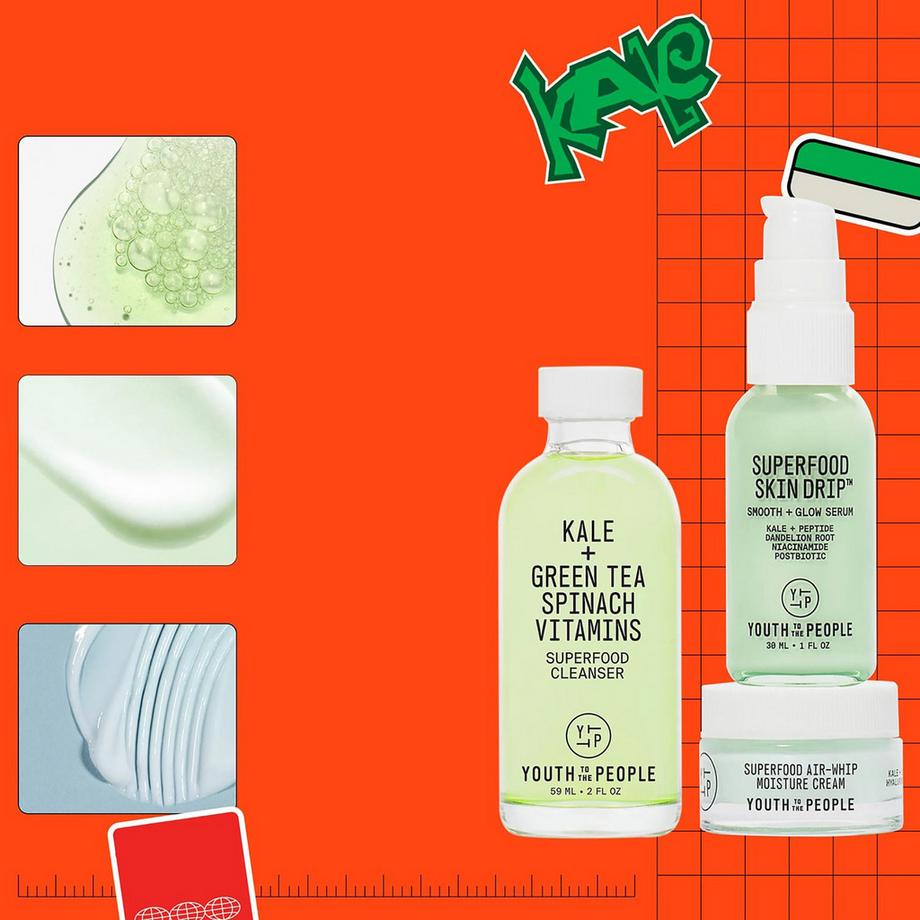 YOUTH TO THE PEOPLE  Superfood - set di prodotti per il viso 