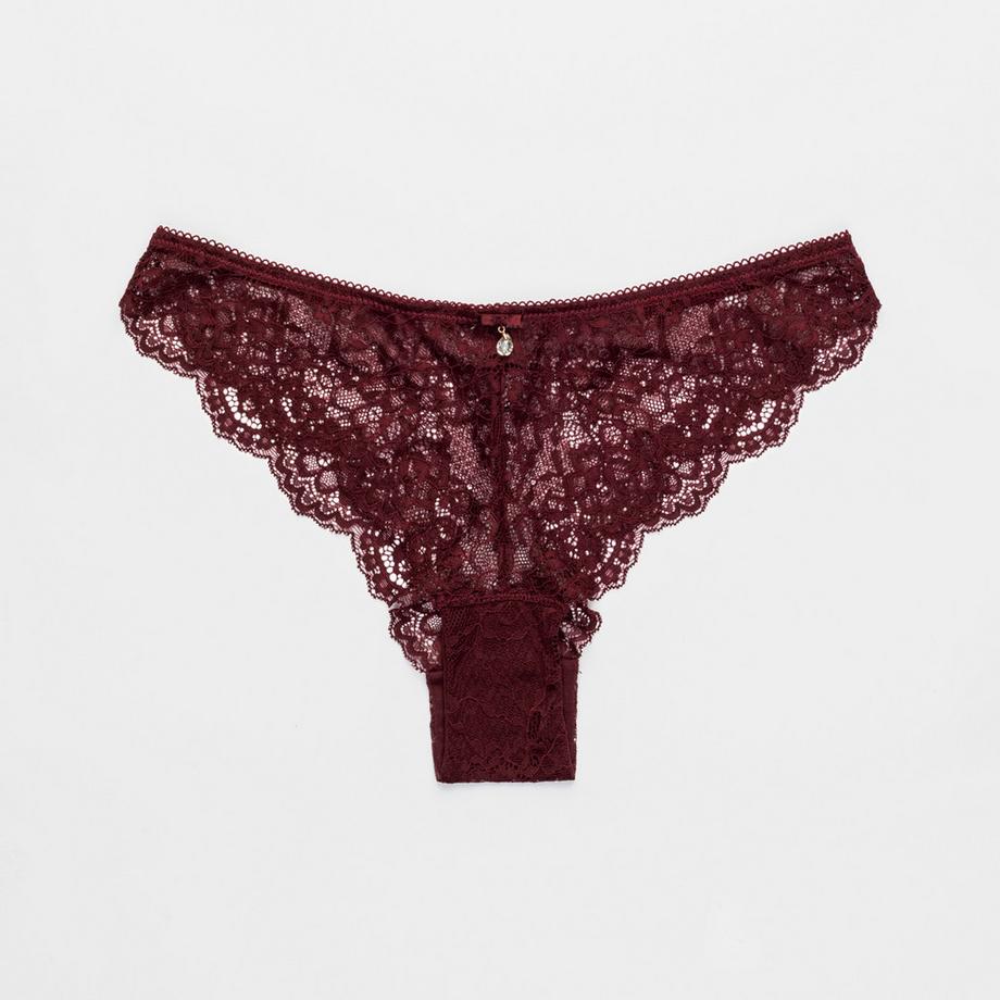 Manor Woman Slip brésilien en dentelle  