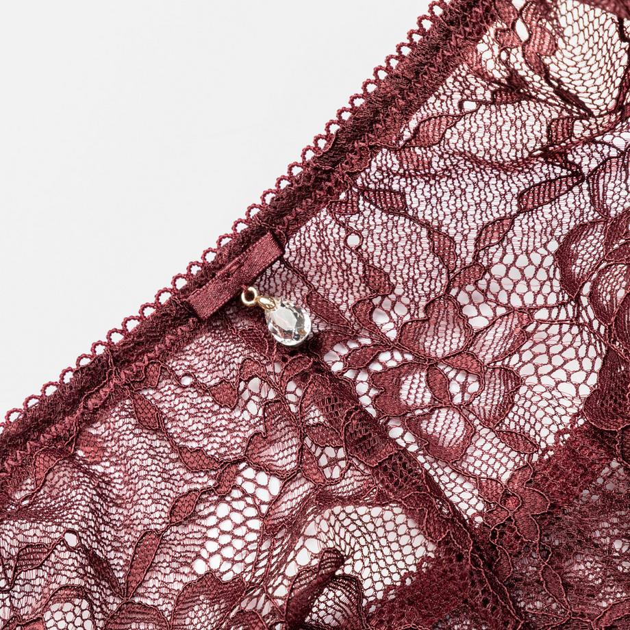 Manor Woman Slip brésilien en dentelle  