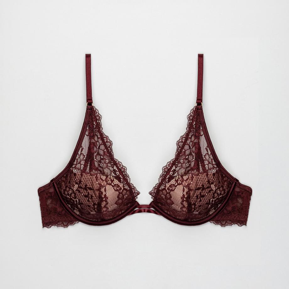 Manor Woman Soutien-gorge à armatures rembourré avec dentelle  