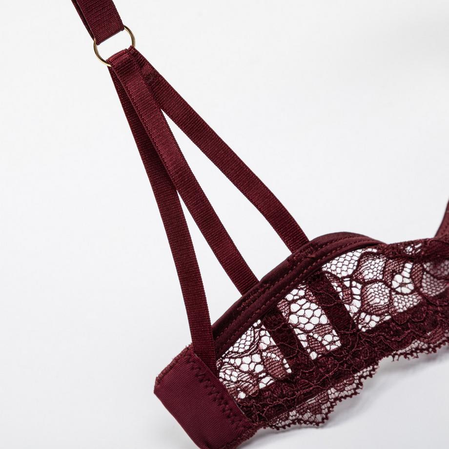 Manor Woman Soutien-gorge à armatures rembourré avec dentelle  