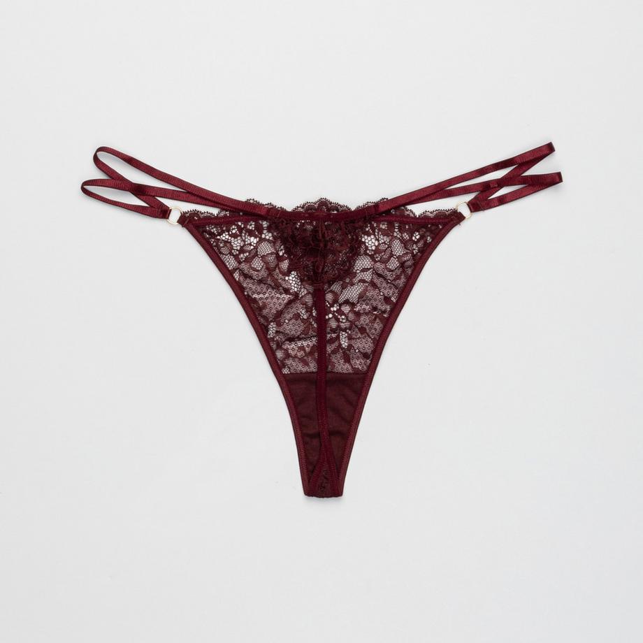 Manor Woman Perizoma String in Pizzo  