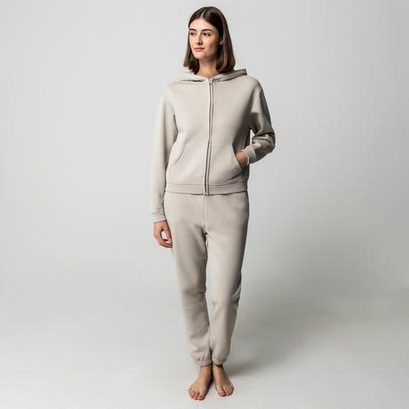 Manor Woman Maglia Pigiama Full Zip Cappuccio  