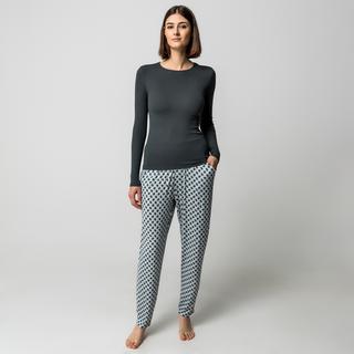 Manor Woman Pyjamahose Gemustert Regular Fit  