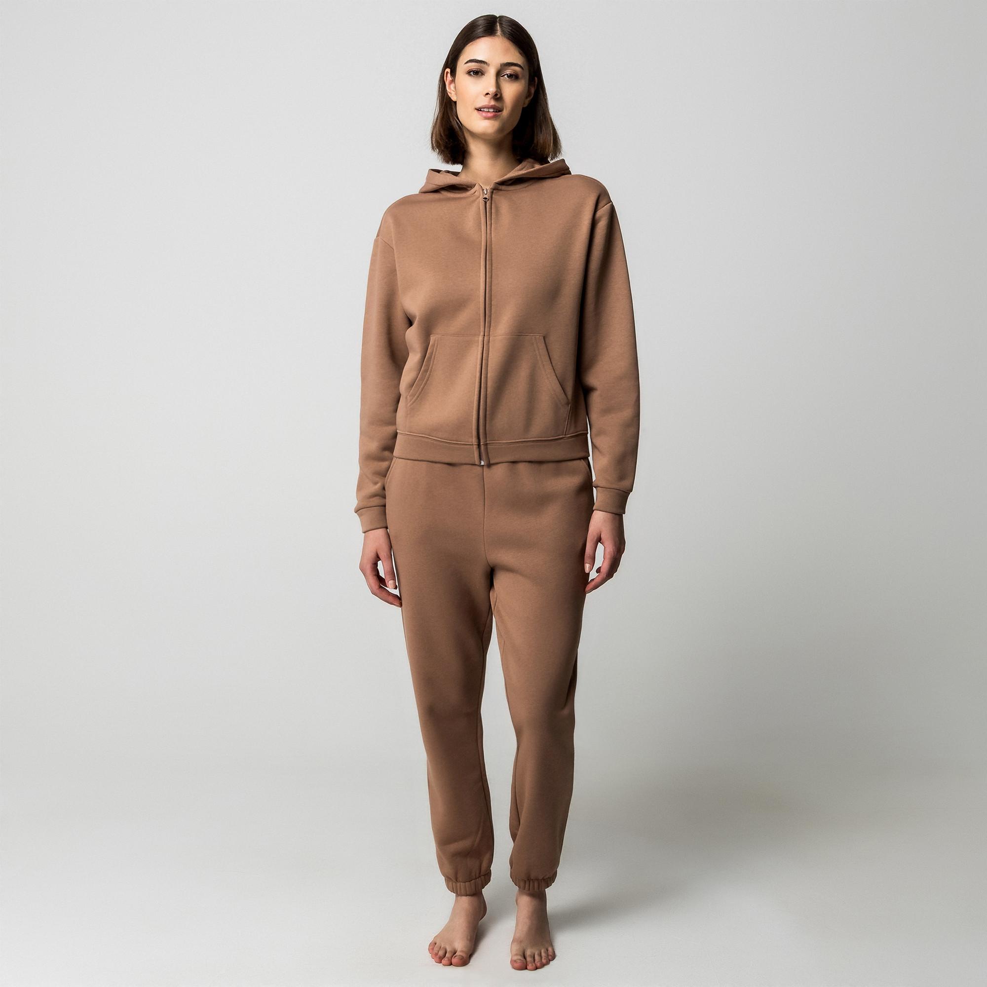 Manor Woman Maglia Pigiama Full Zip Cappuccio  