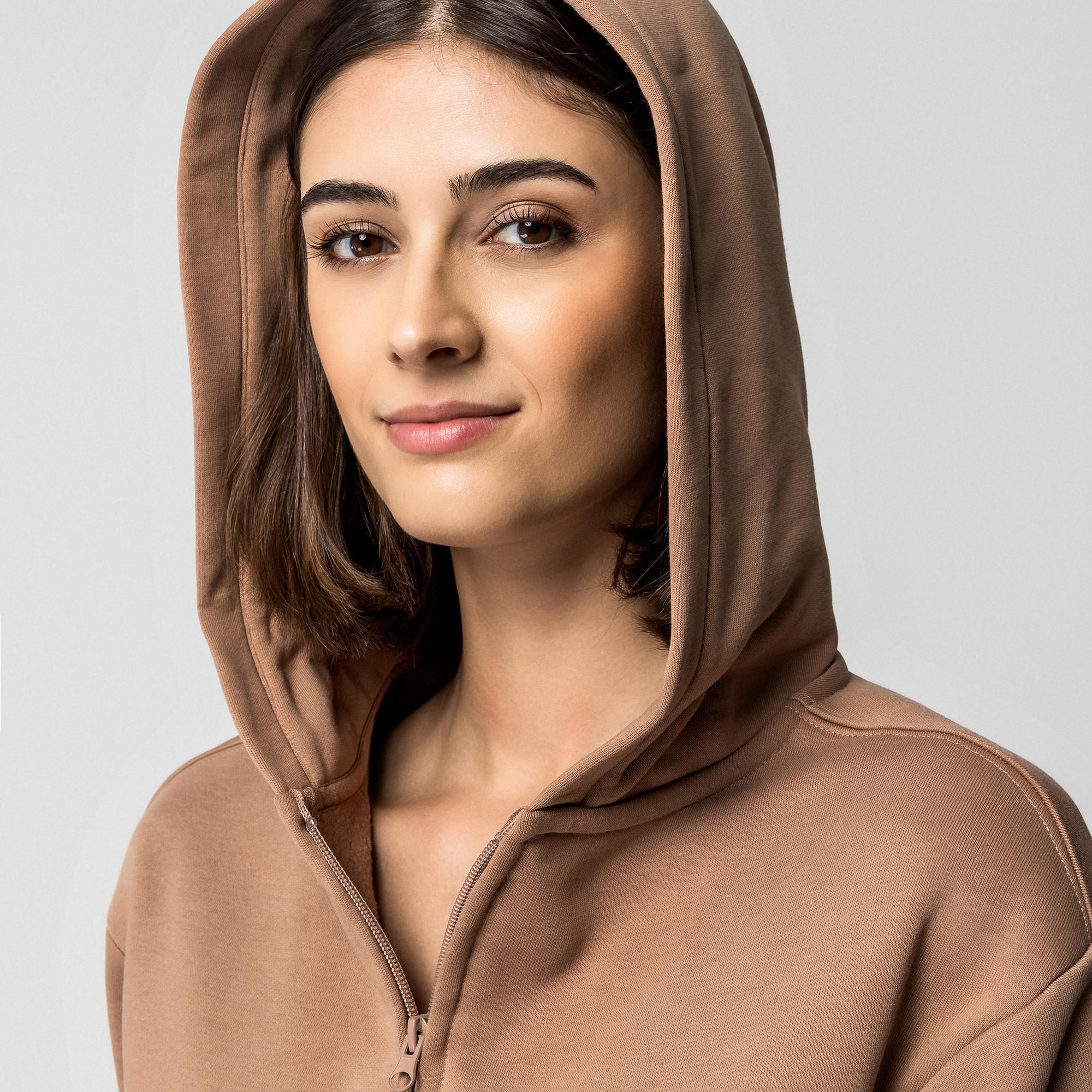 Manor Woman Maglia Pigiama Full Zip Cappuccio  