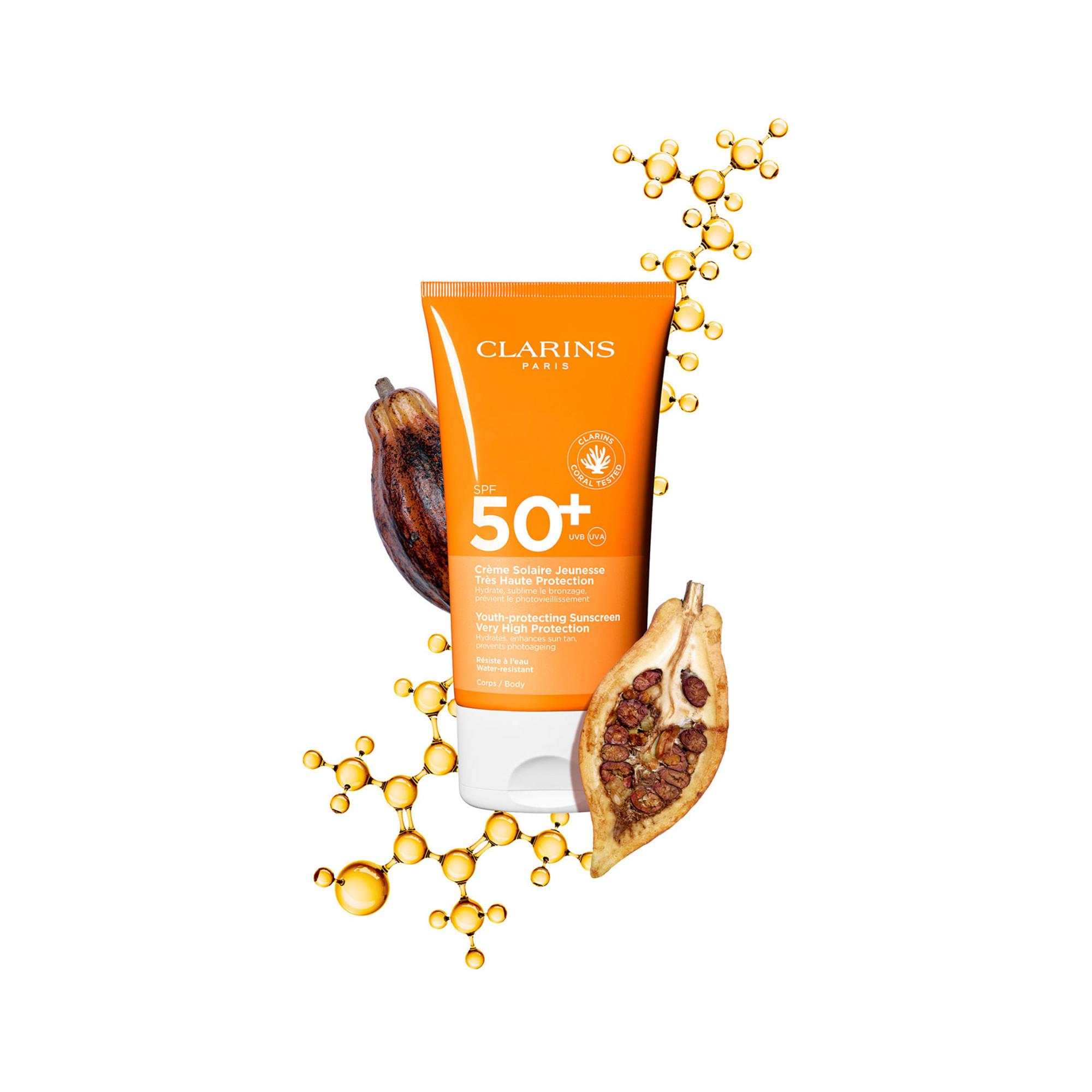 CLARINS  Crème Solaire Jeunesse Très Haute Protection SPF50+ Corps 