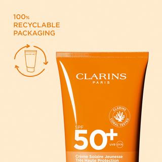 CLARINS  Crème Solaire Jeunesse Très Haute Protection SPF50+ Corps 