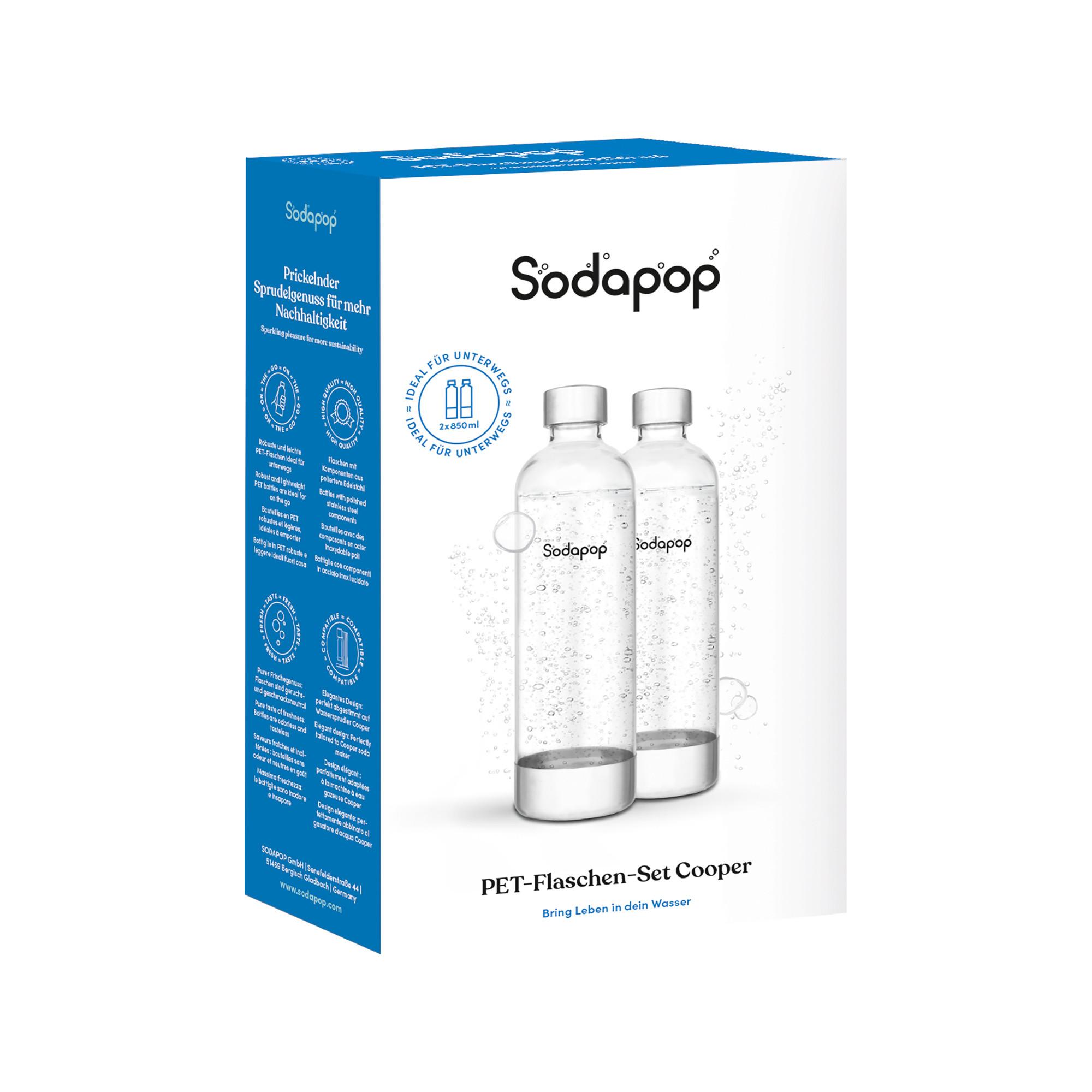 Sodapop Wassersprudler-Flaschenset Cooper 