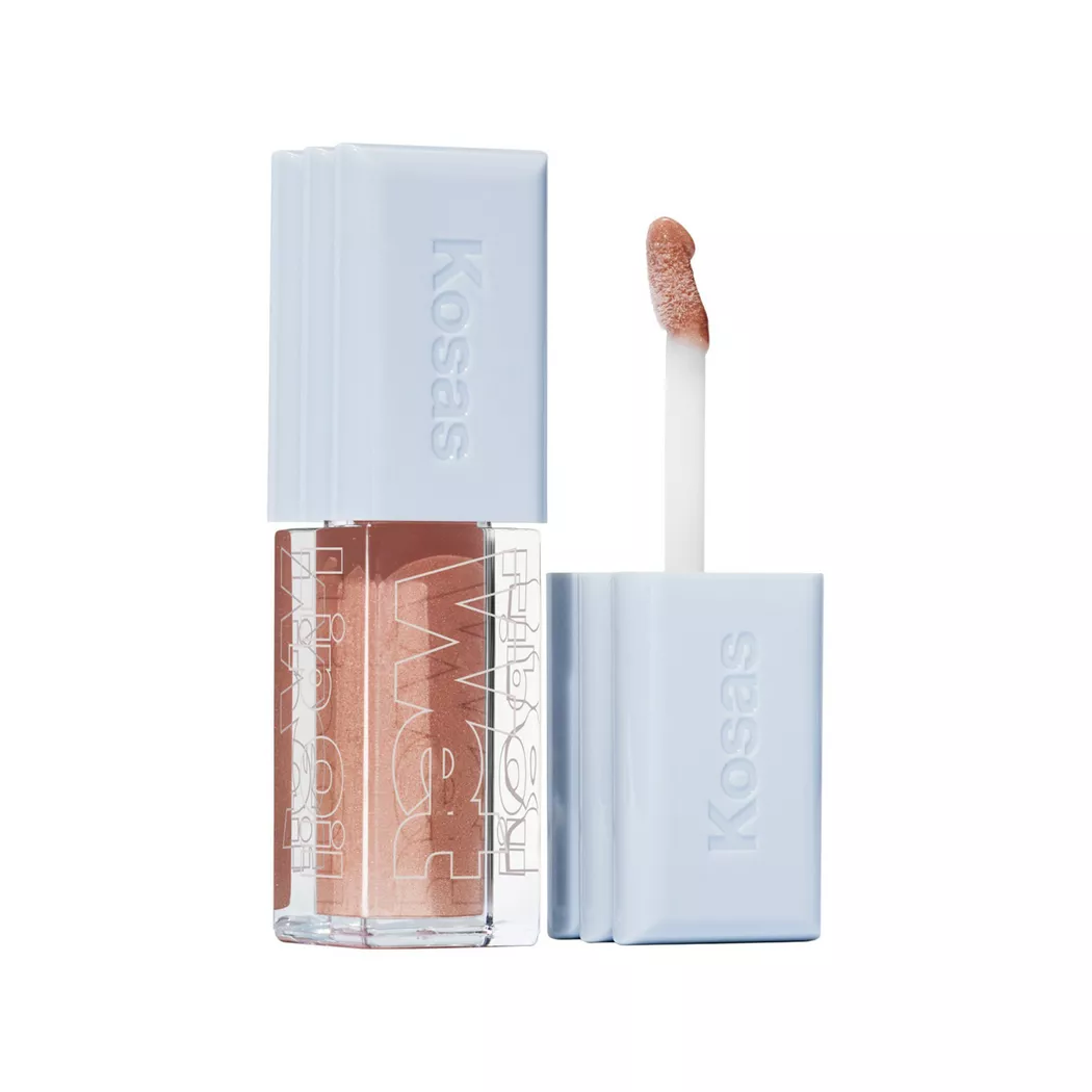 KOSAS - Wet Lip Oil - Aufpolsterndes Gloss mit Peptiden, 4.6  ml, Unzipped