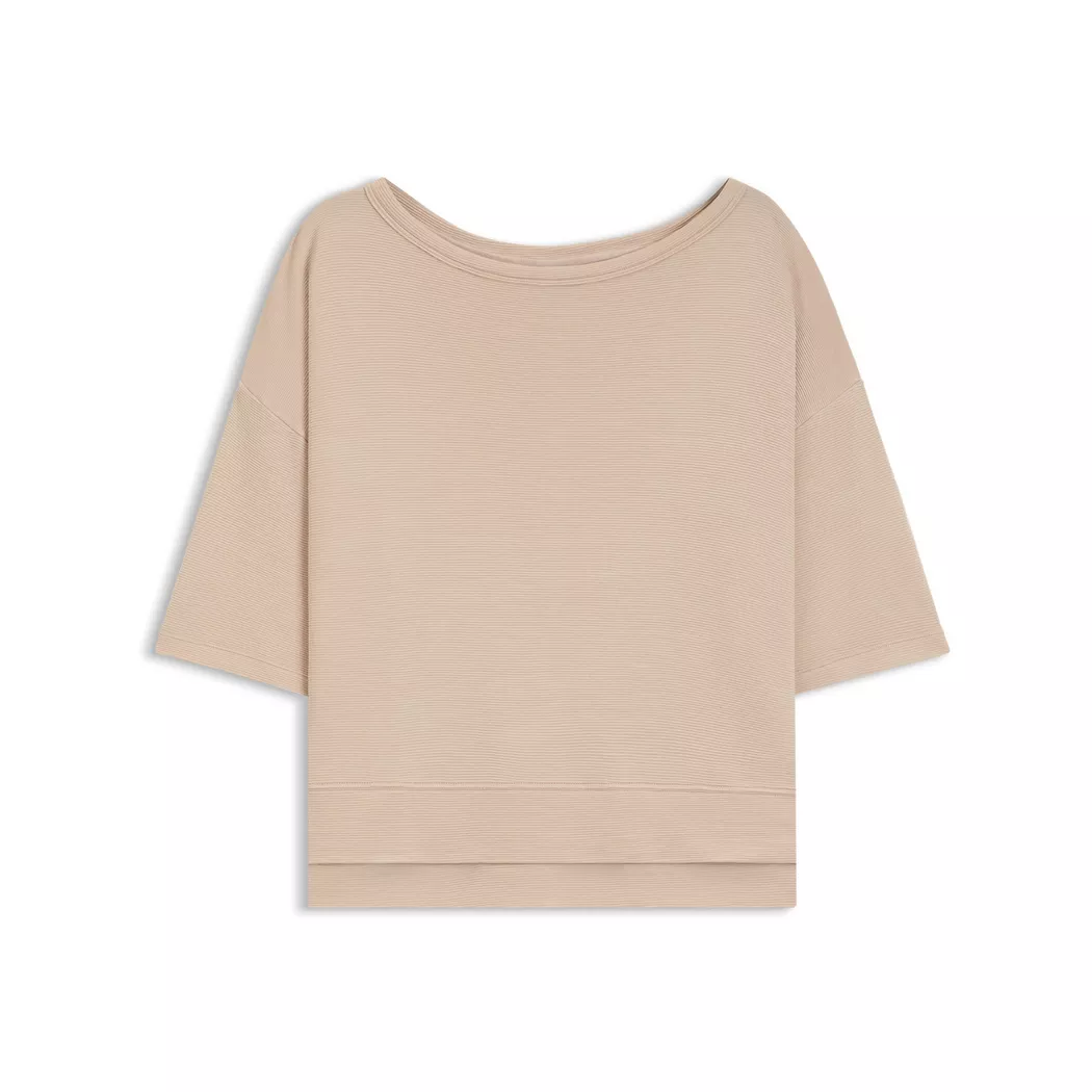 Boss - T-Shirt, für Damen, Beige, Größe S