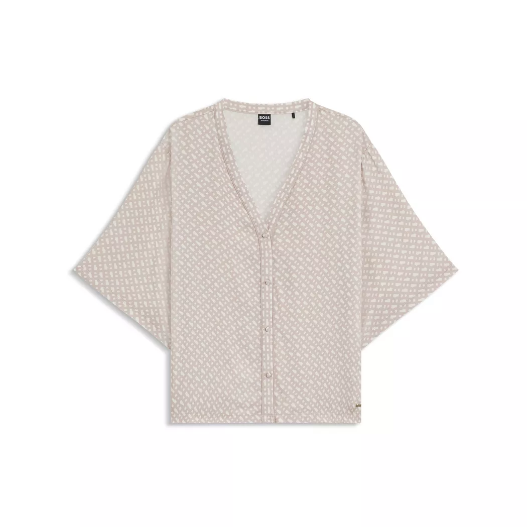 Boss - Pyjama Oberteil, für Damen, Beige, Größe L