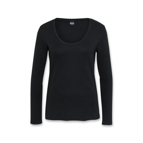 BOSS T-shirt Piqué Maniche Lunghe  