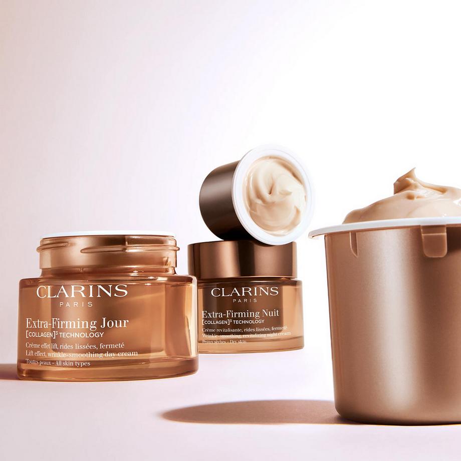 CLARINS  Extra-Firming Nuit Peaux Sèches [COLLAGEN]³ Technology - Recharge 