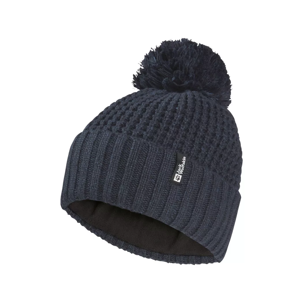 Jack Wolfskin - Strickmütze, Medley Knit Beanie W, S, Dunkelblau