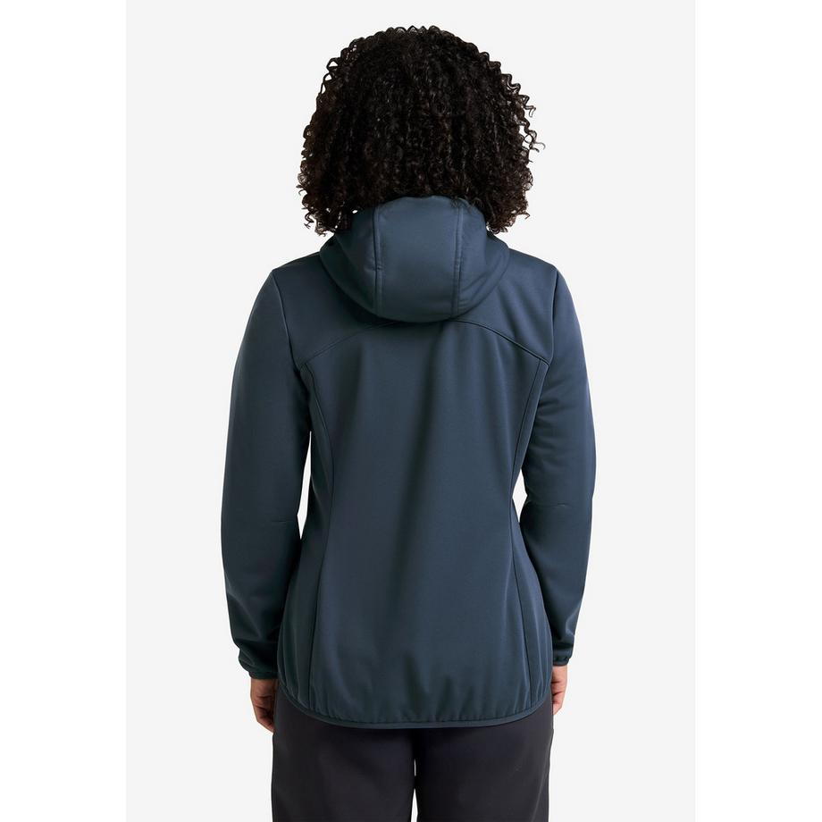 Jack Wolfskin Windhain Hoody W Giacca in softshell con cappuccio 