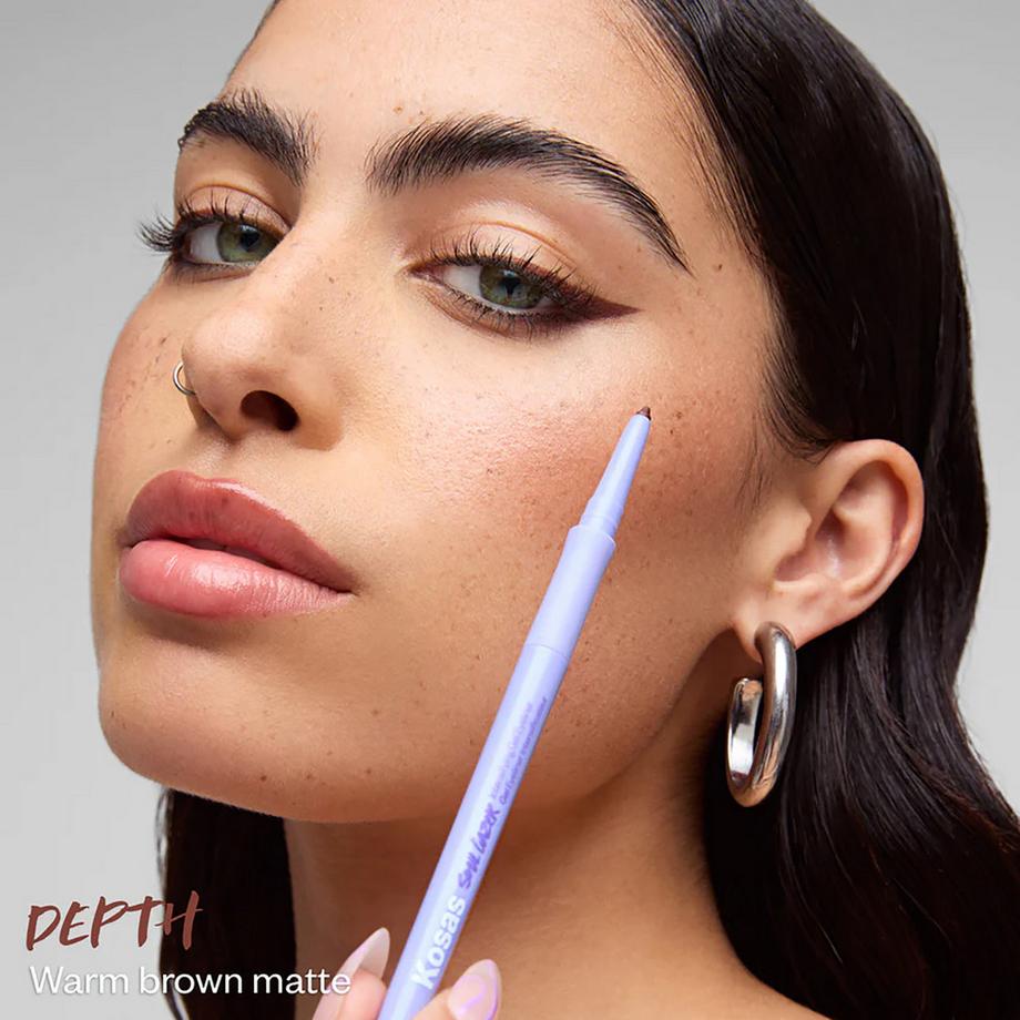 KOSAS  Soulgazer - Eyeliner en gel haute précision longue tenue 