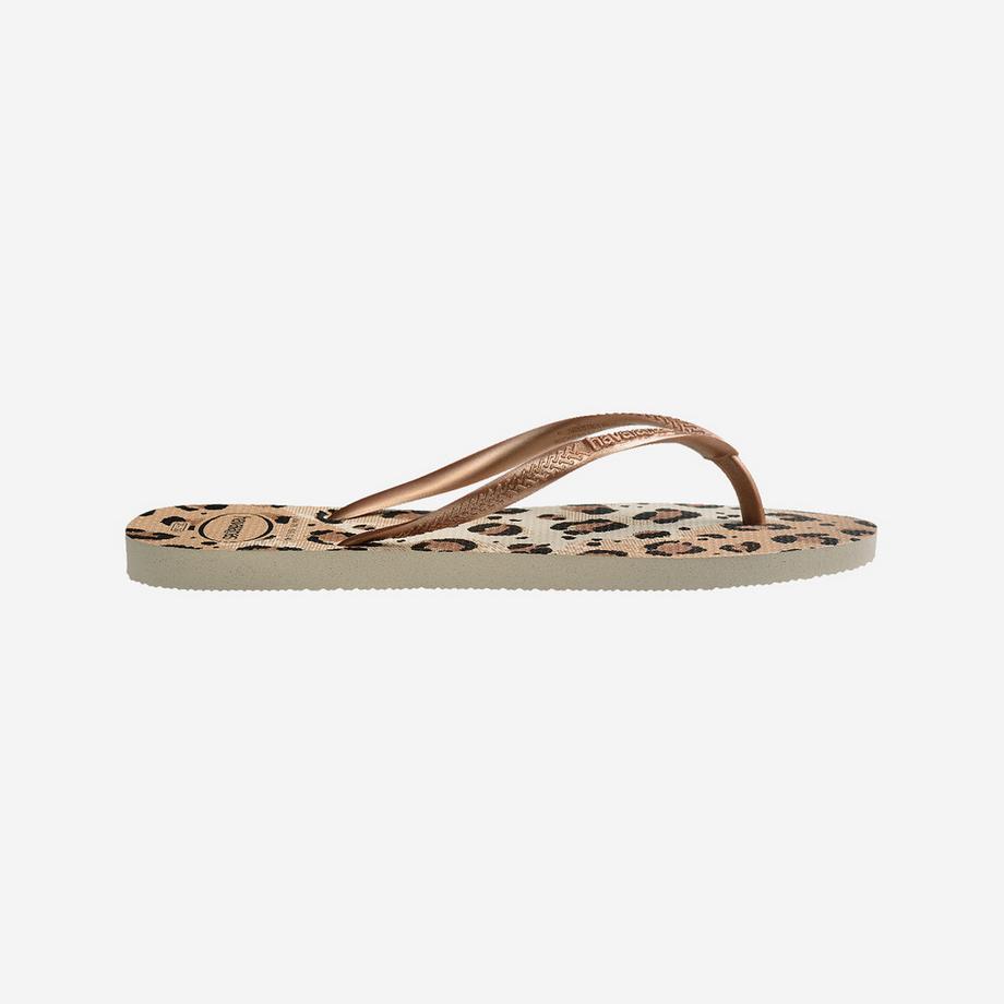 havaianas Slim Animals Leopard Print Tongs  