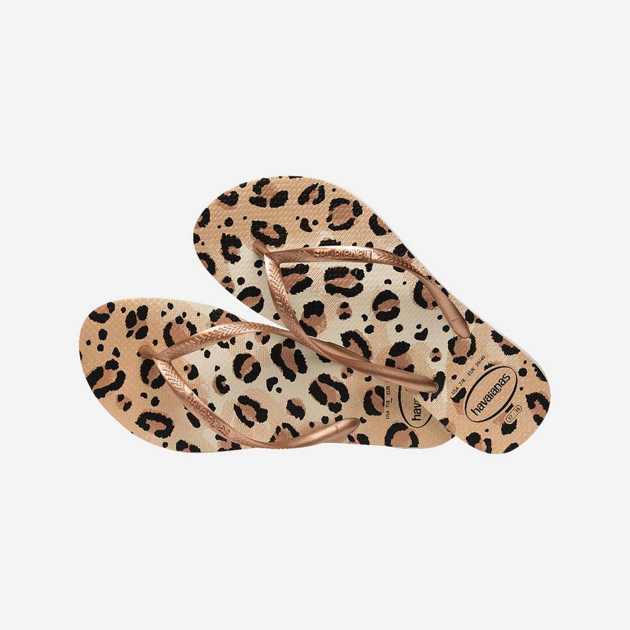 havaianas Slim Animals Leopard Print Tongs  