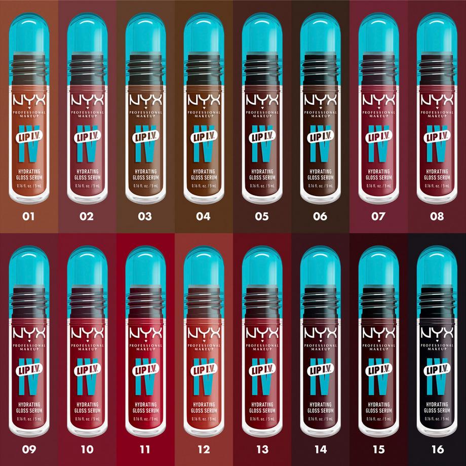 NYX-PROFESSIONAL-MAKEUP  Lip IV Hydrating Lip Gloss Stain 