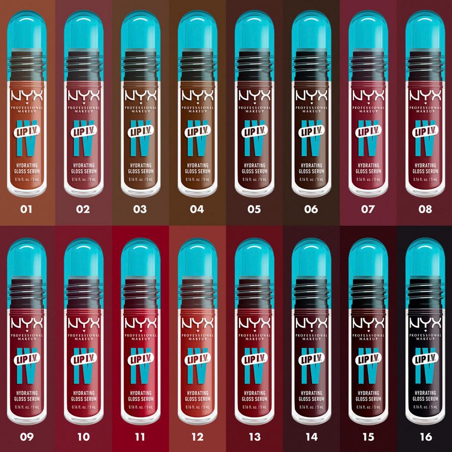 NYX-PROFESSIONAL-MAKEUP  Lip IV Hydrating Lip Gloss Stain 