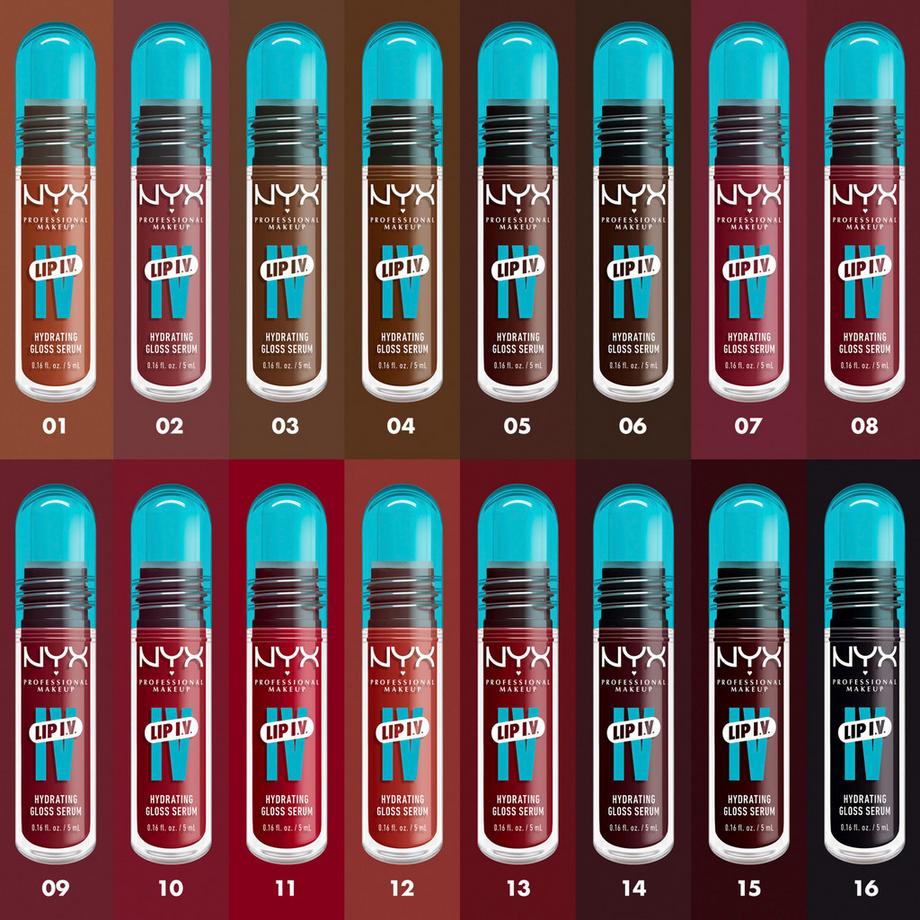 NYX-PROFESSIONAL-MAKEUP  Lip IV Hydrating Lip Gloss Stain 