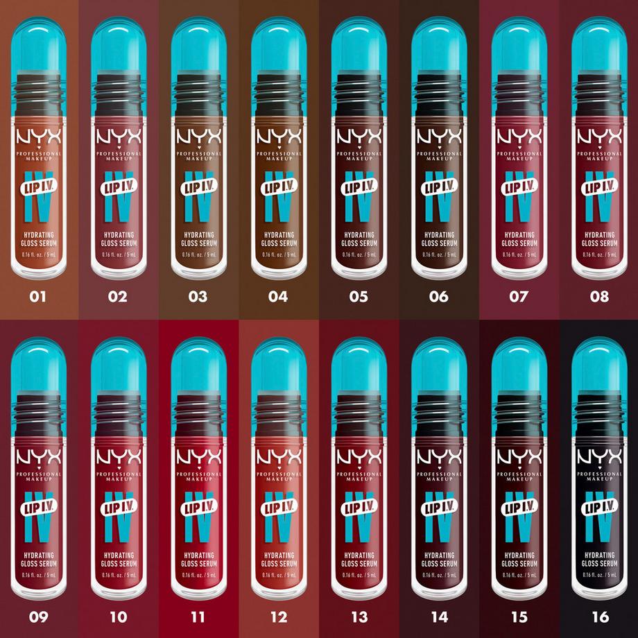 NYX-PROFESSIONAL-MAKEUP  Lip IV Hydrating Lip Gloss Stain 