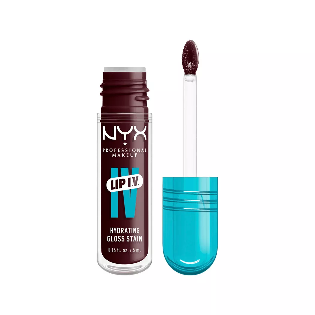 NYX-PROFESSIONAL-MAKEUP - Lip IV Hydrating Lip Gloss Stain, 5 ml, Mauve N Moist!