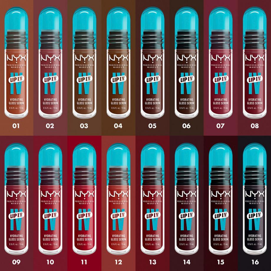 NYX-PROFESSIONAL-MAKEUP  Lip IV Hydrating Lip Gloss Stain 