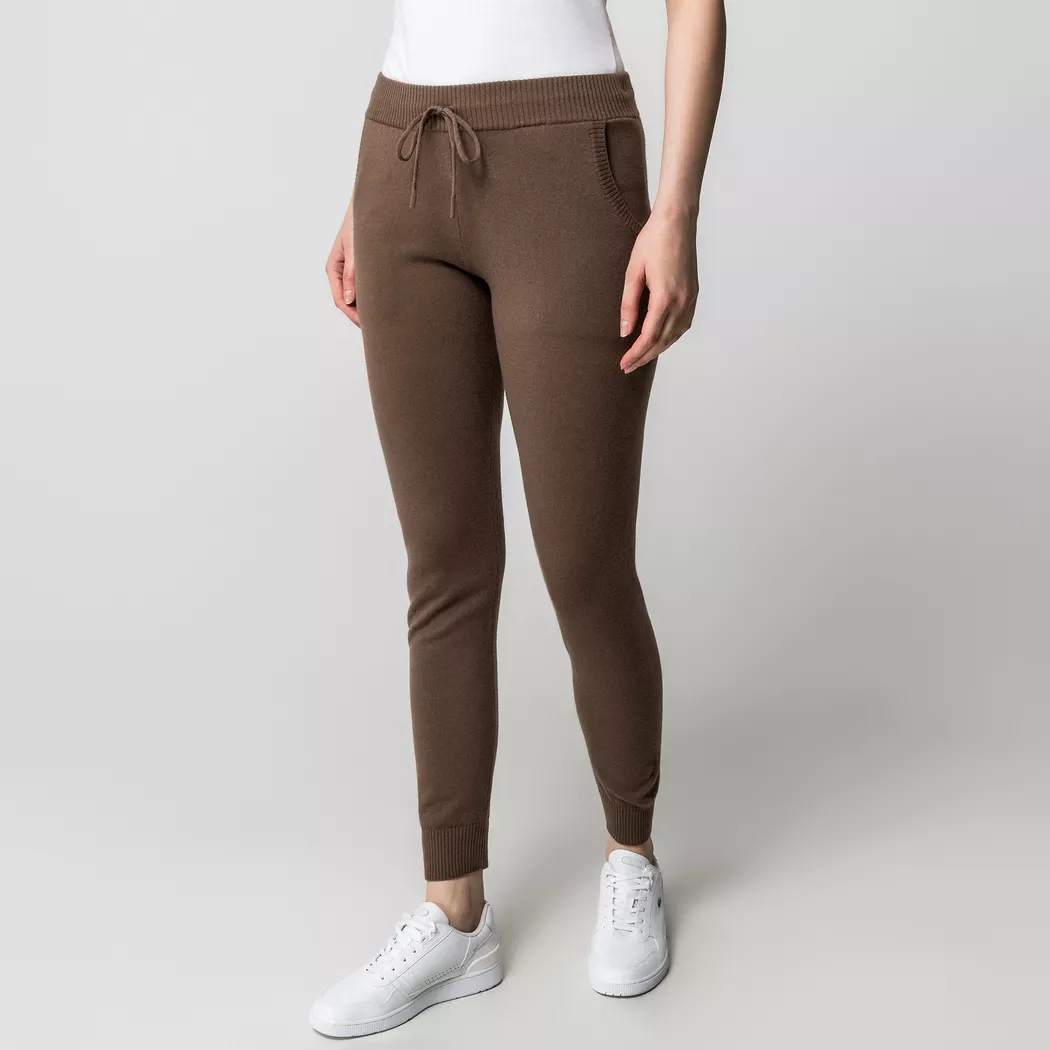 Manor Woman - Jogginghose mit Bündchen, für Damen, Braun, Größe XS