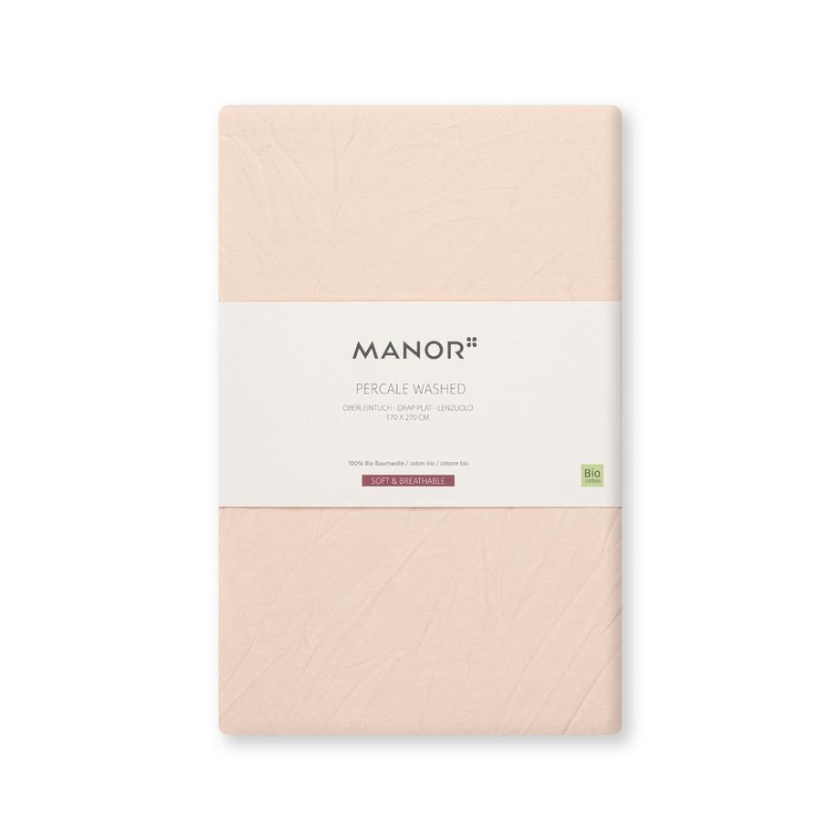 Manor Perkal Washed Drap  