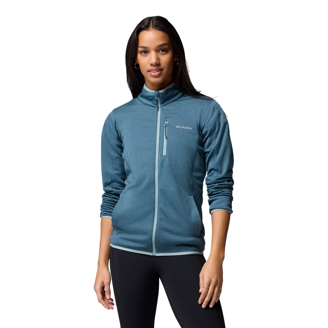 Columbia - Fleecejacke, für Damen, Petroleumblau, Größe S