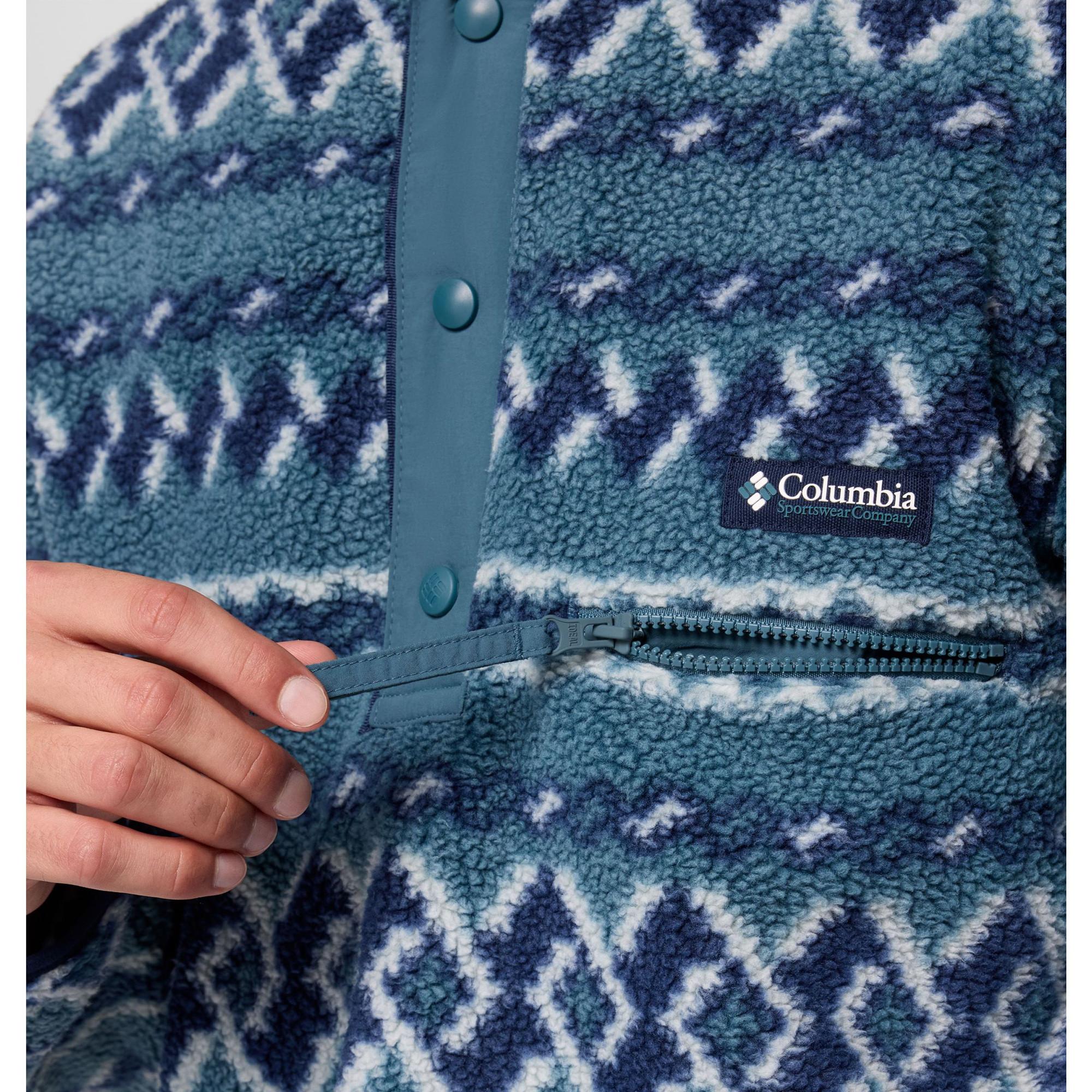 Columbia Helvetia™ II Printed Half Snap Fleece Fleecepullover, Half-Zip 
