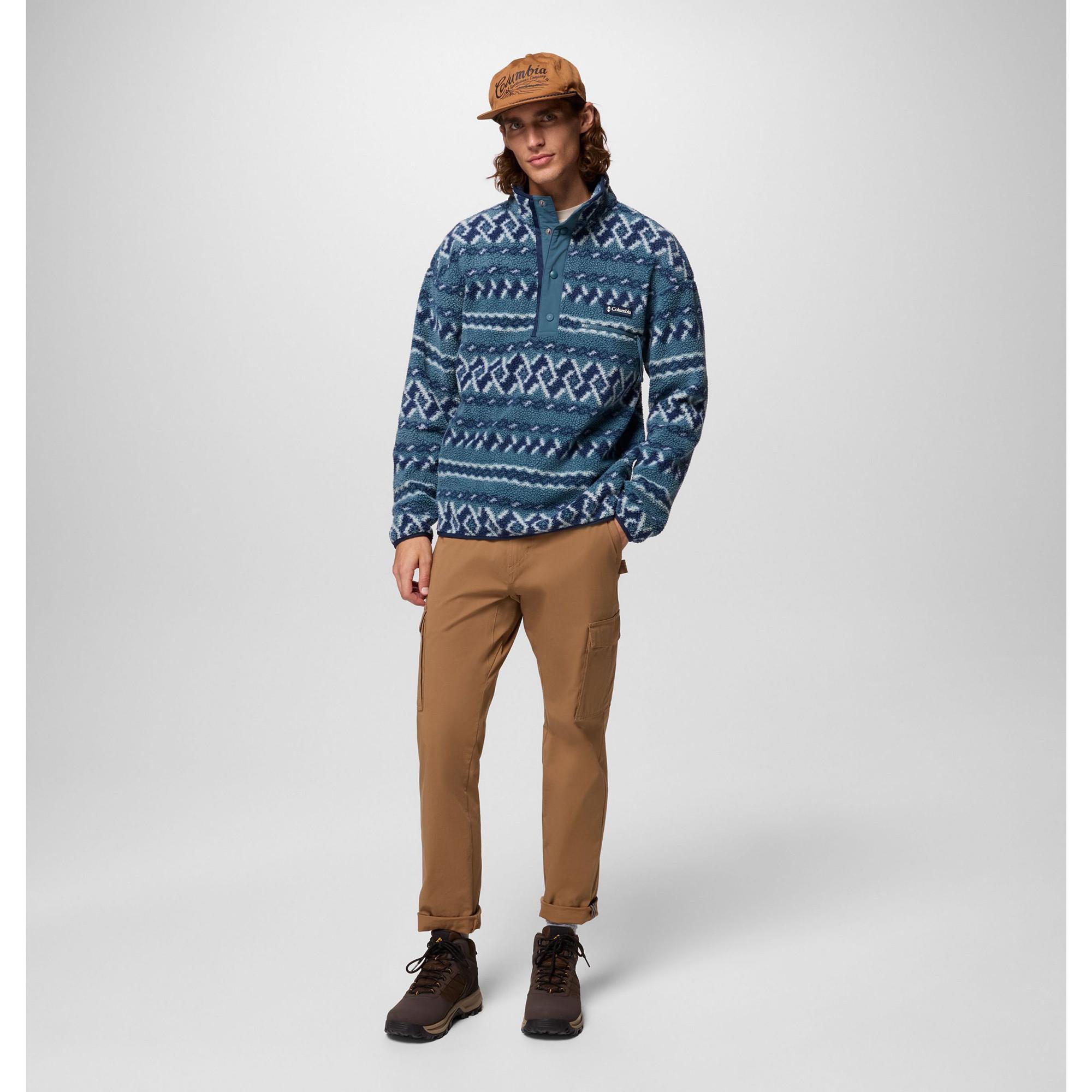 Columbia Helvetia™ II Printed Half Snap Fleece Fleecepullover, Half-Zip 