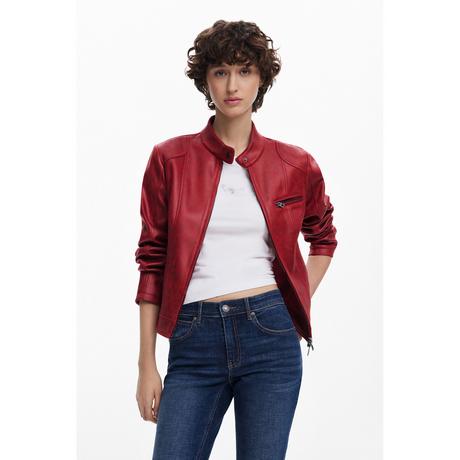 Desigual Taillierte Kunstlederjacke  