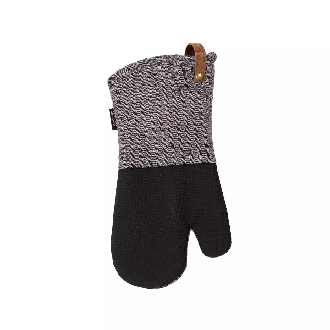 Tiseco - Kochhandschuhe, 2 Stück, 33cm, Black