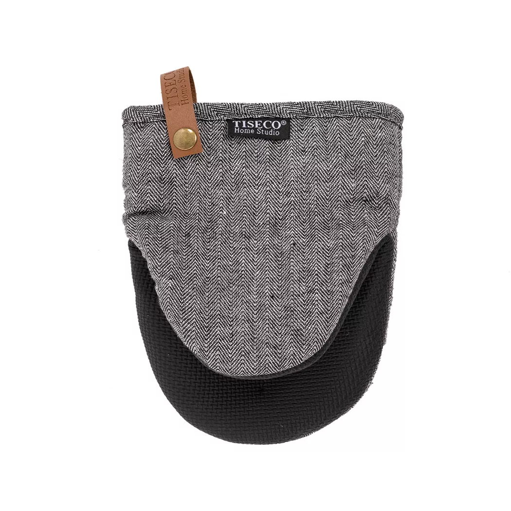 Tiseco Gants de cuisine, 2 pièces, 18cm, Noir 3