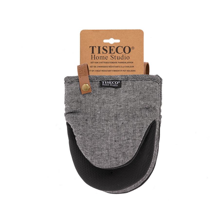 Tiseco Gant de cuisine, 2 pièces SHERLOCK Fishbone 